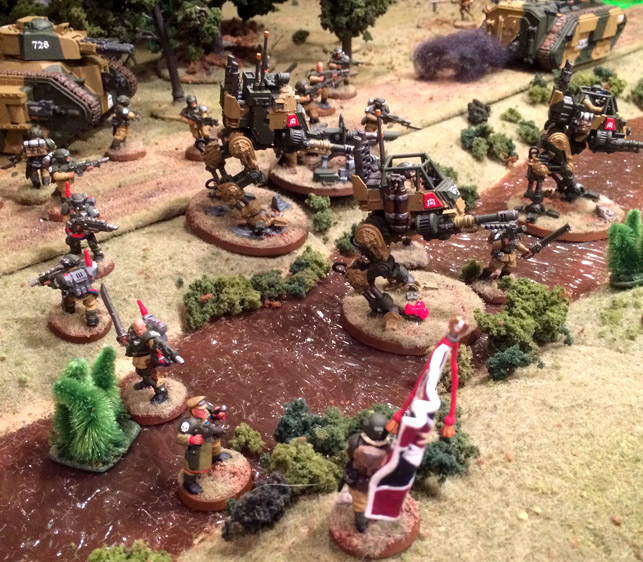 Warhammer 40K blog Imperial Guard advance